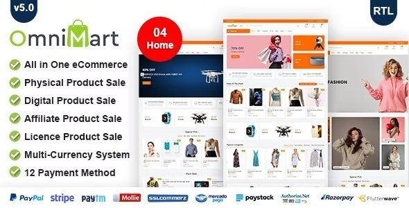 OmniMart – eCommerce CMS | Laravel eCommerce script v5.0