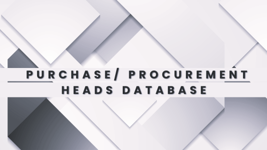 Purchase Procurement Heads Database